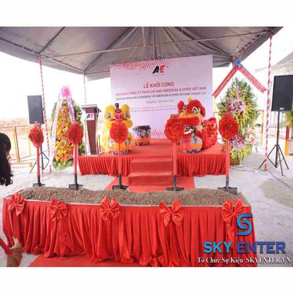 Tổ Chức Sự Kiện Lễ Khởi Công A&E